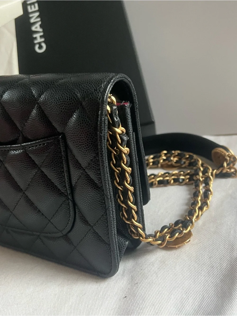 Chanel Cavair Twist Your Buttons WOC Crossbody